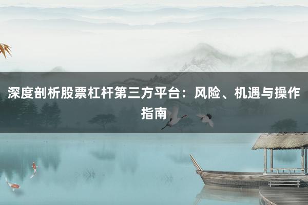 深度剖析股票杠杆第三方平台：风险、机遇与操作指南